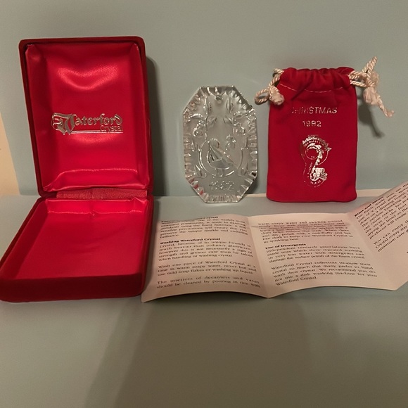 1982 Waterford Crystal PARTRIDGE in A PEAR TREE 12 Days Christmas. - Picture 2 of 15